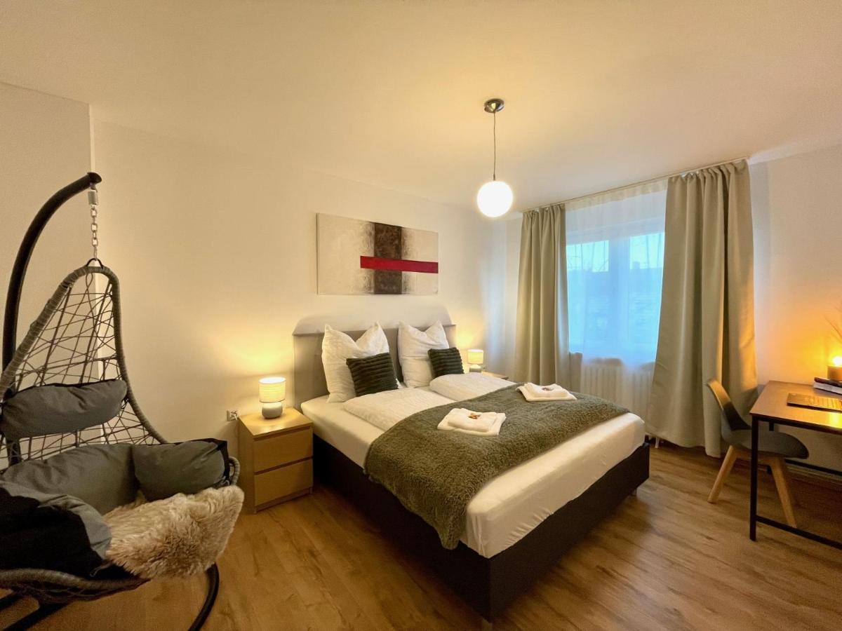 Downtown Apartment By Ninja Spaces - Kingsize-Bett, Kueche, Netflix, Terrasse Wuppertal Eksteriør bilde